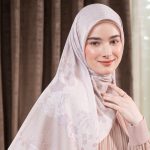 Hijab motif untuk lebaran