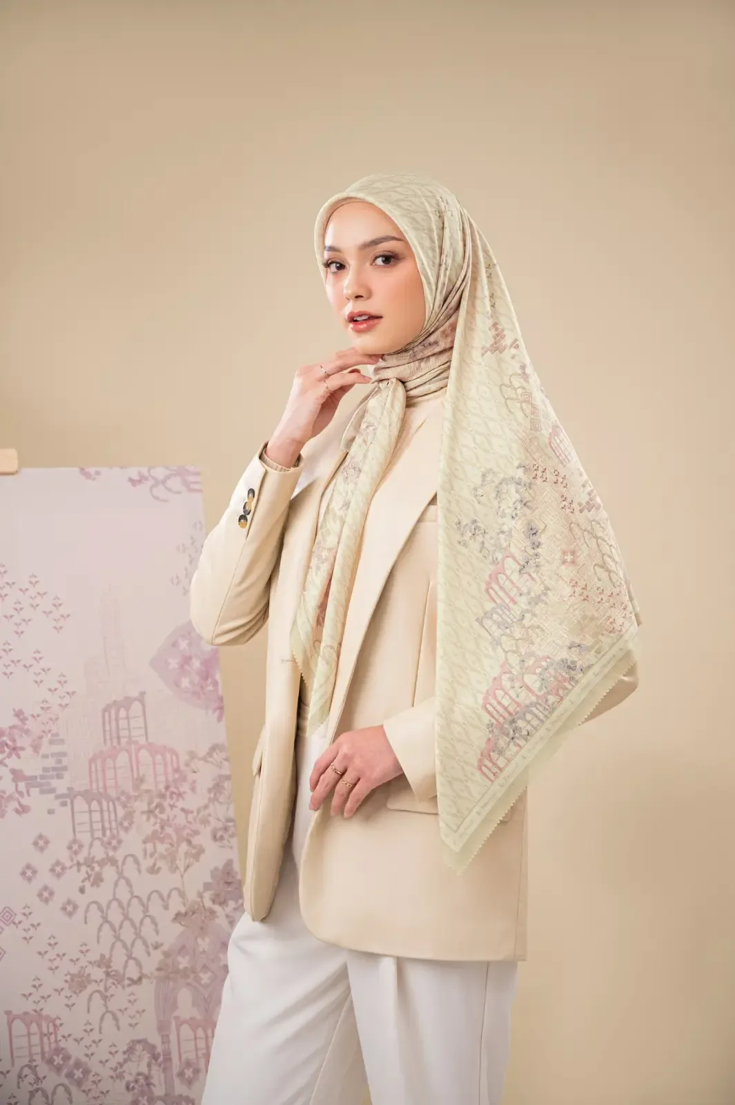 ootd celana putih