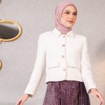 Baju putih cocok dengan jilbab warna apa