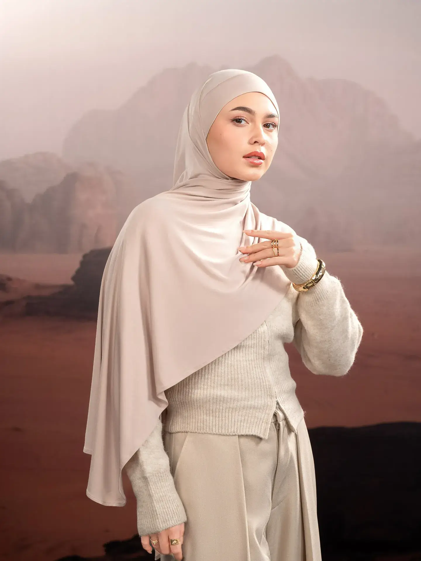 warna hijab earth tone