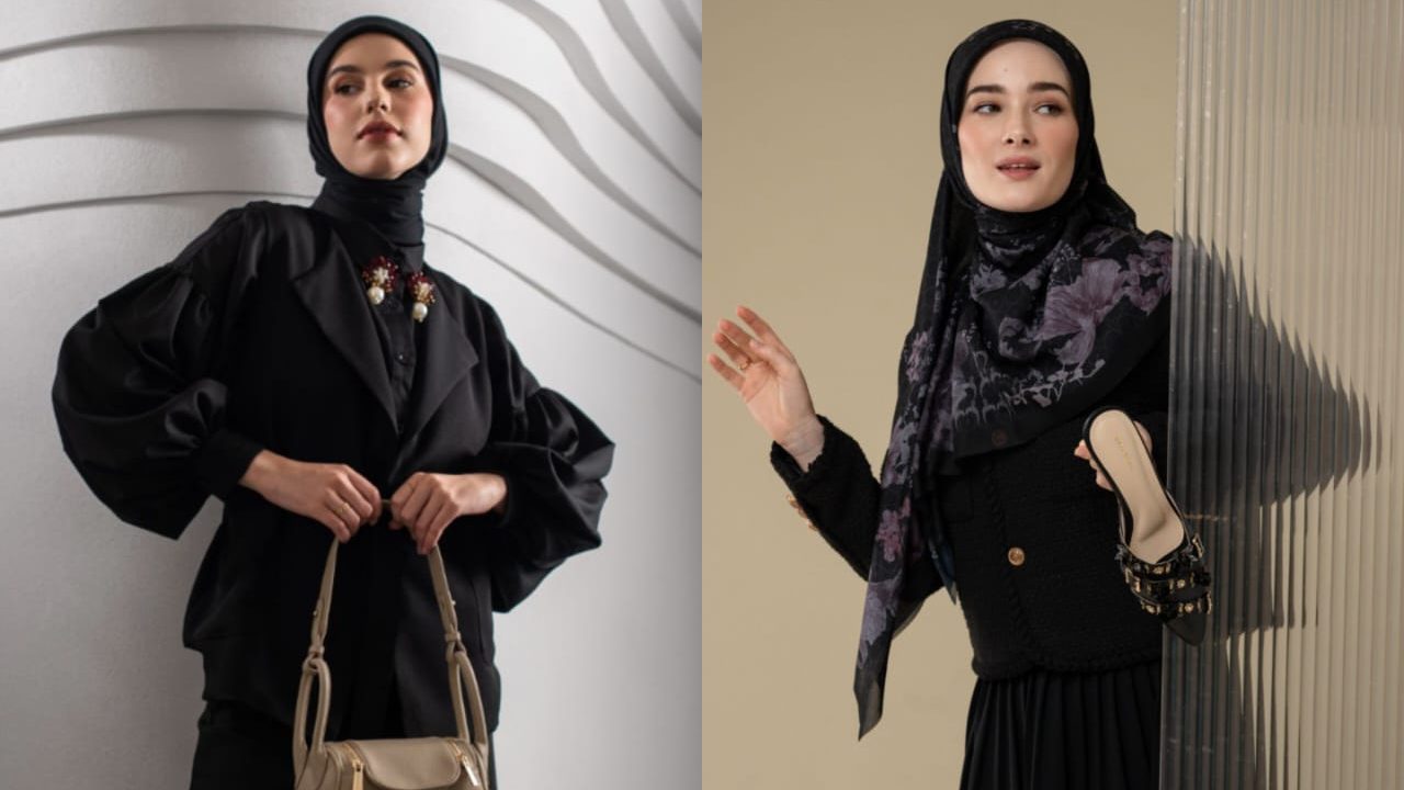 7 Ide OOTD Outfit Baju Hitam Hijab, Anti Boring dan Trendy!