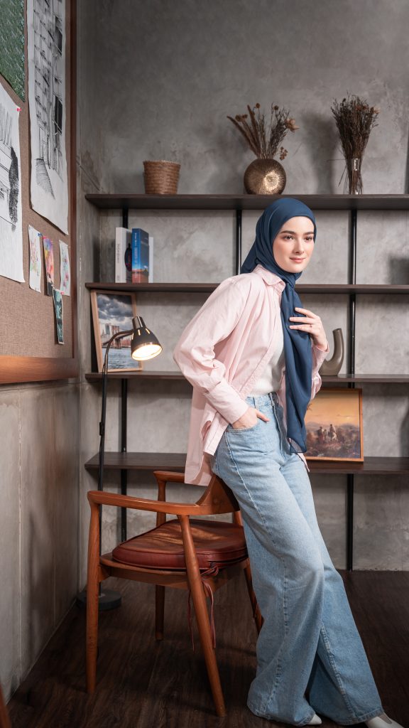 Gaya casual wanita hijab best sale