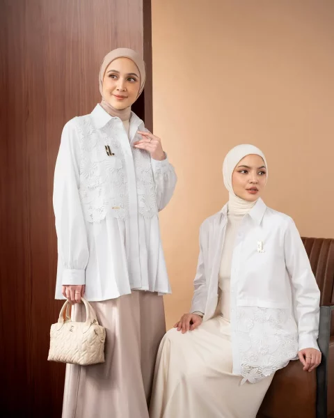 ootd baju putih