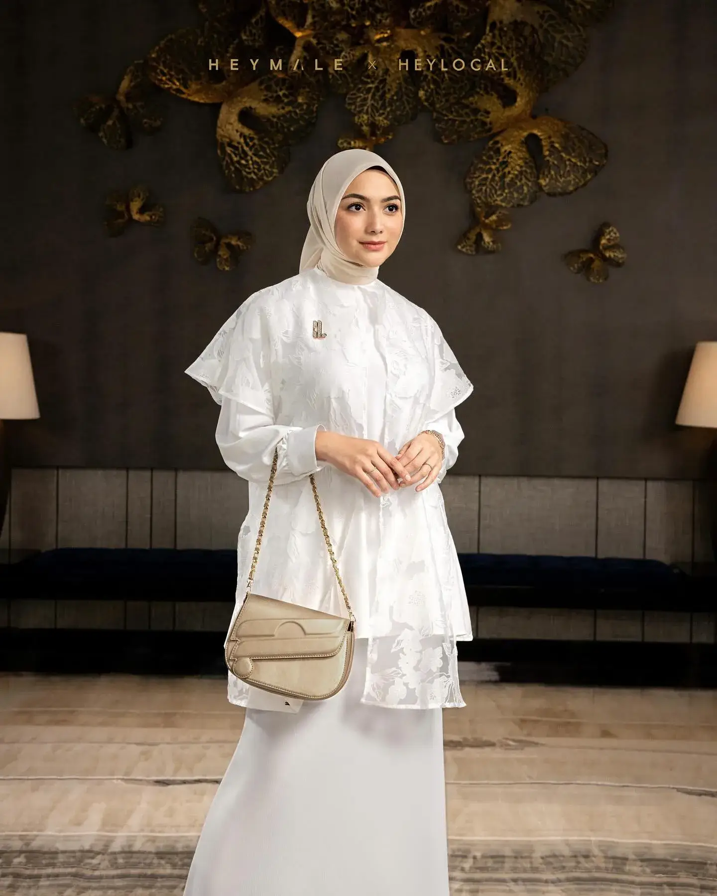 ootd baju putih