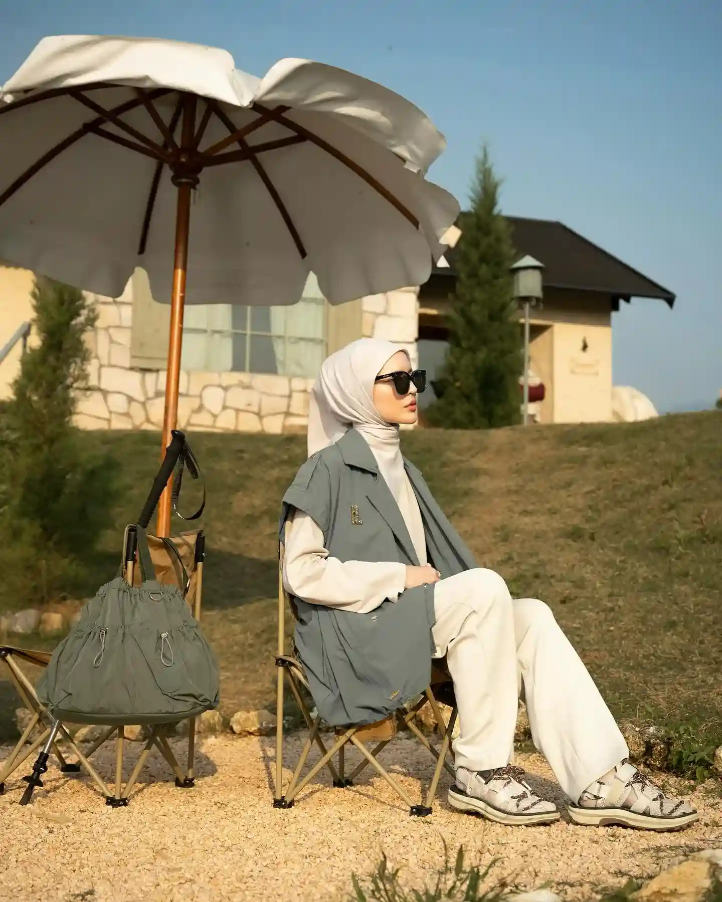 ootd ke pantai