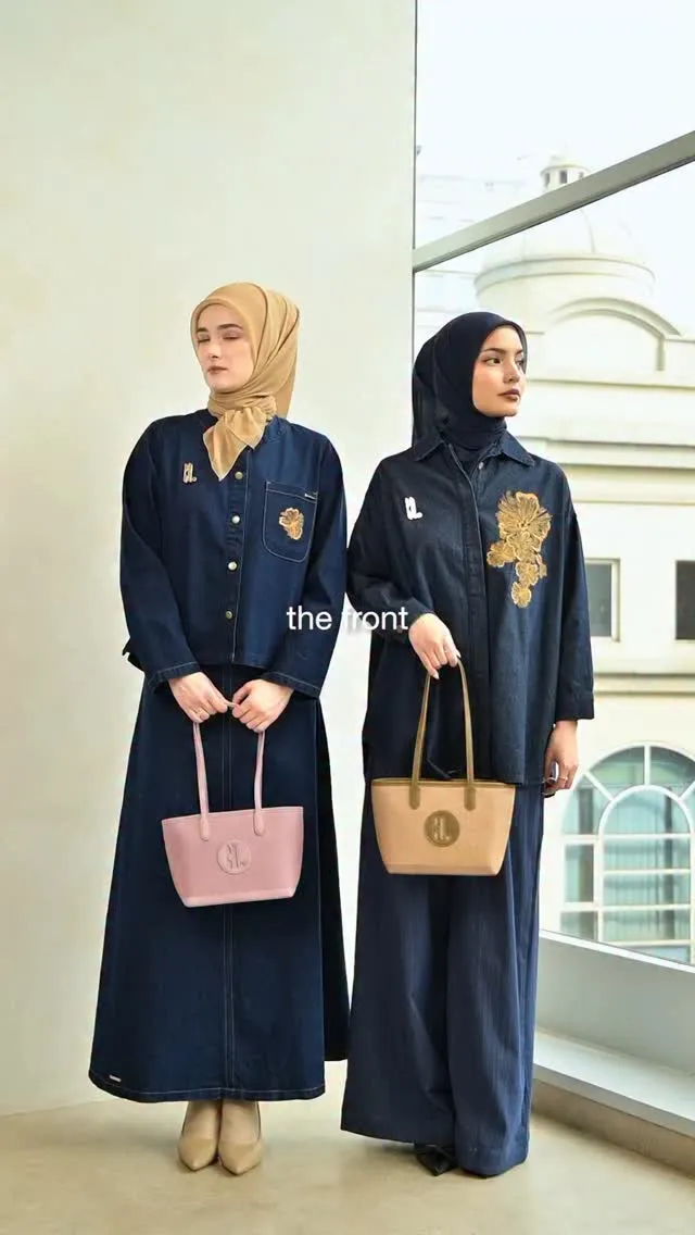 baju warna navy cocok dengan jilbab warna apa
