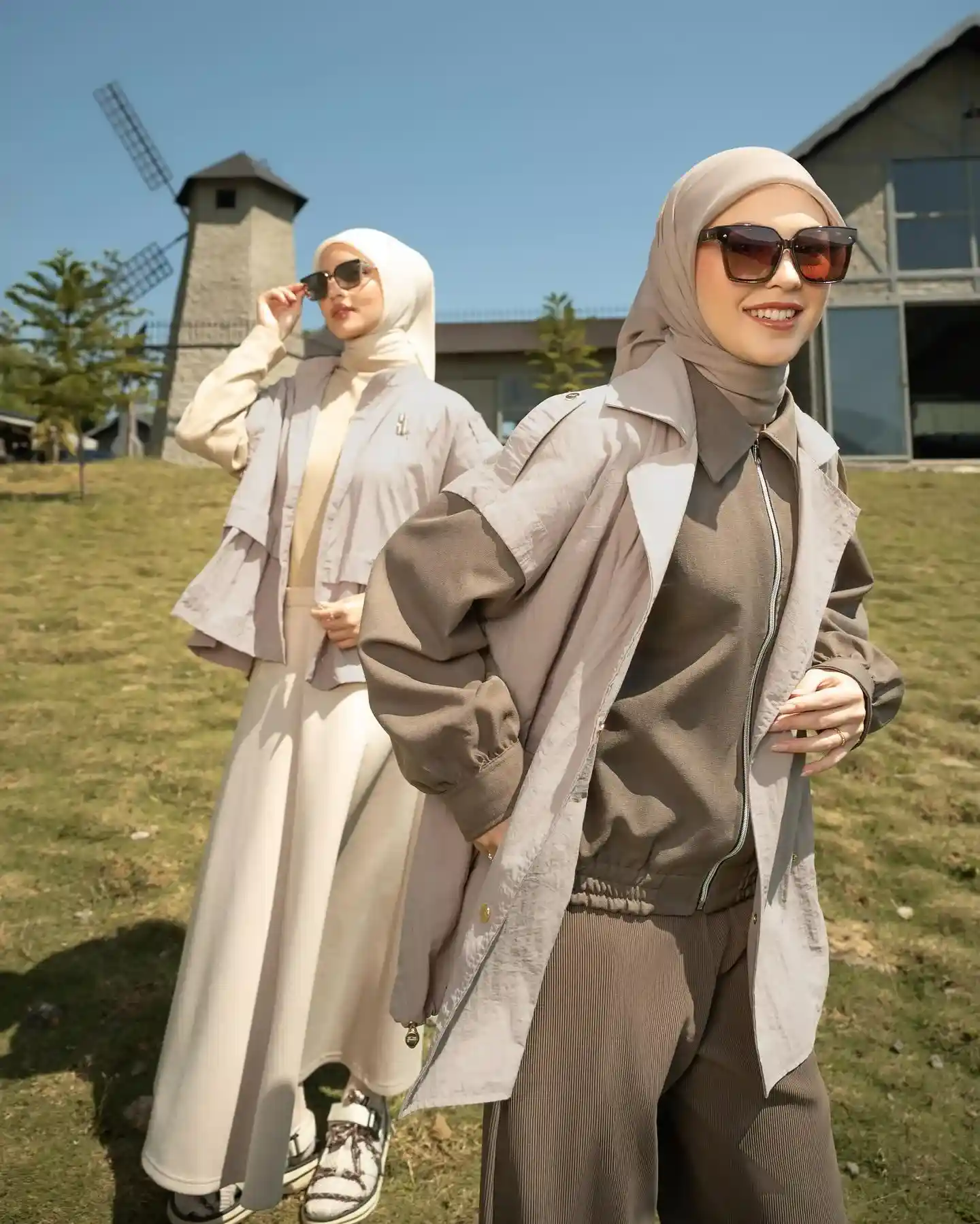 ootd vest hijab
