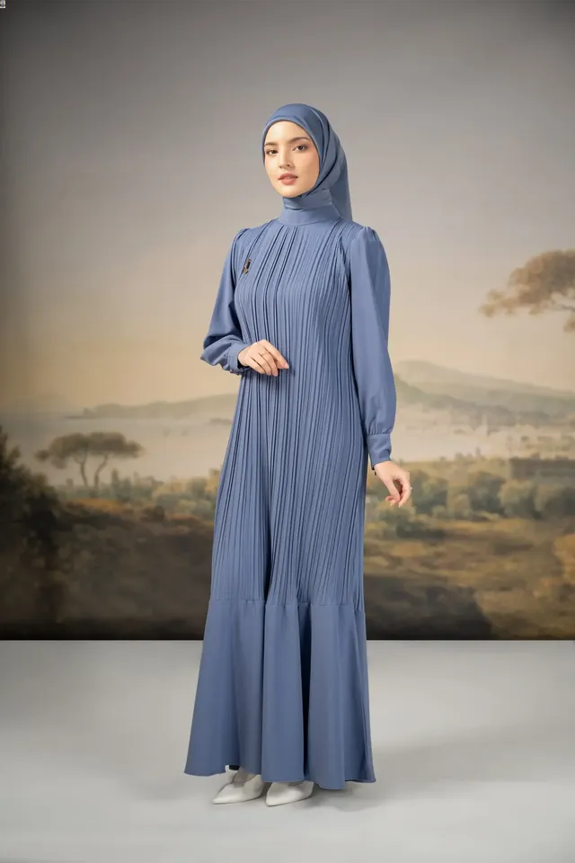 warna gamis yang kalem