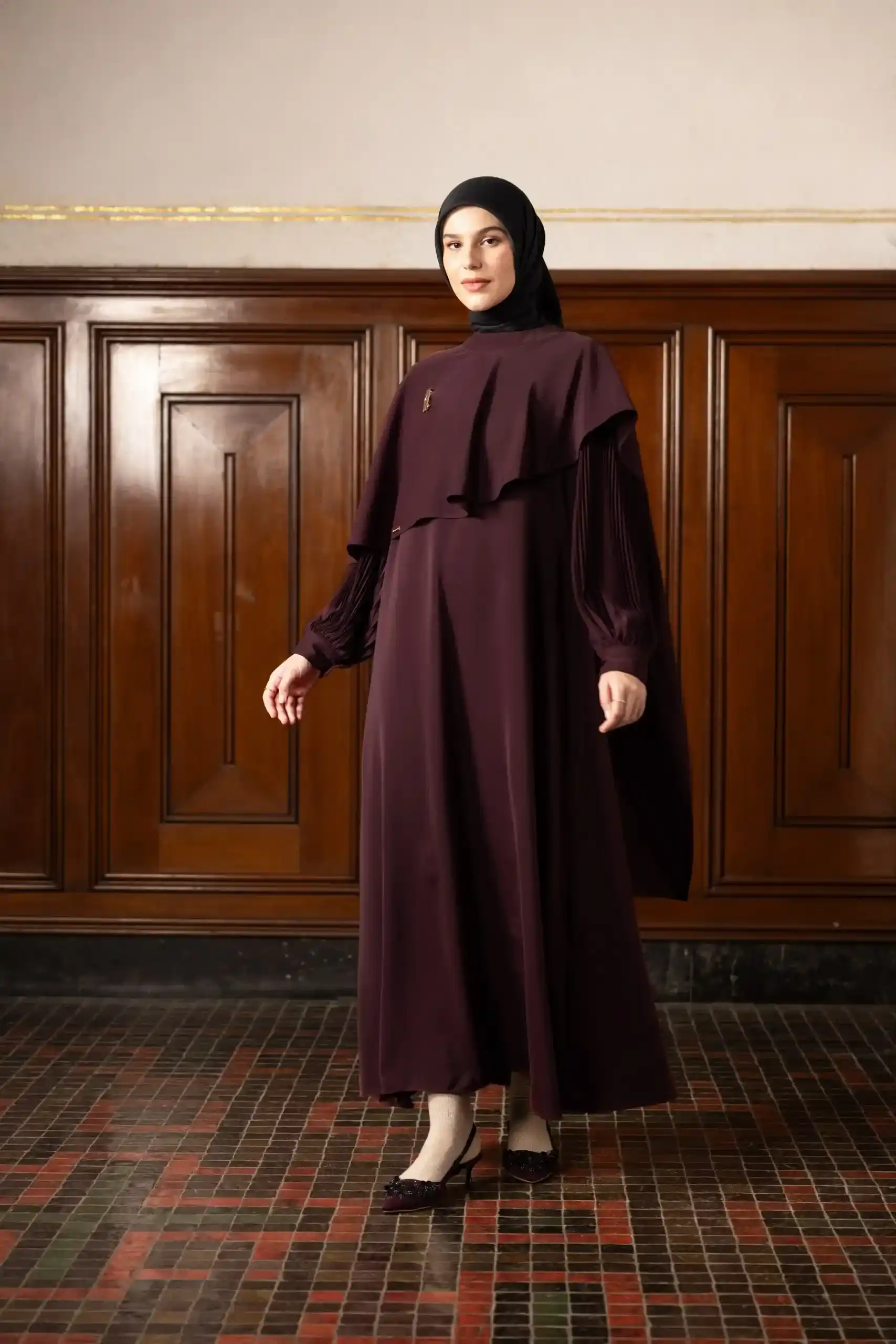 gamis yang cocok untuk orang gemuk dan pendek