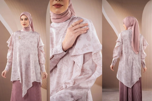 model tunik simple tapi mewah