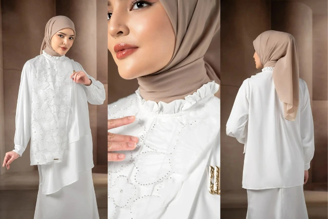 model tunik simple tapi mewah